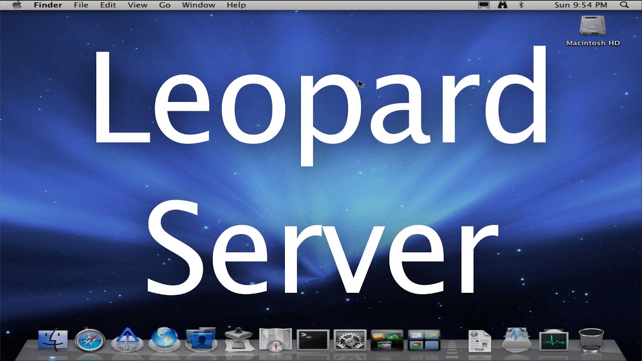 use mac os leopard as a file server for windows